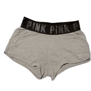 victorias secret pink grey shorts